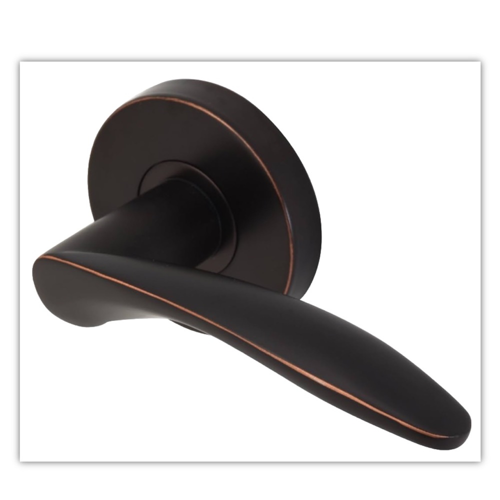 INOX RA311DL-10B Rosette Left Hand Half Dummy Crest Lever Oil Rubbed Bronze